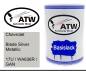 Preview: Chevrolet, Blade Silver Metallic, 17U / WA636R / GAN: 500ml Lackdose, von ATW Autoteile West.